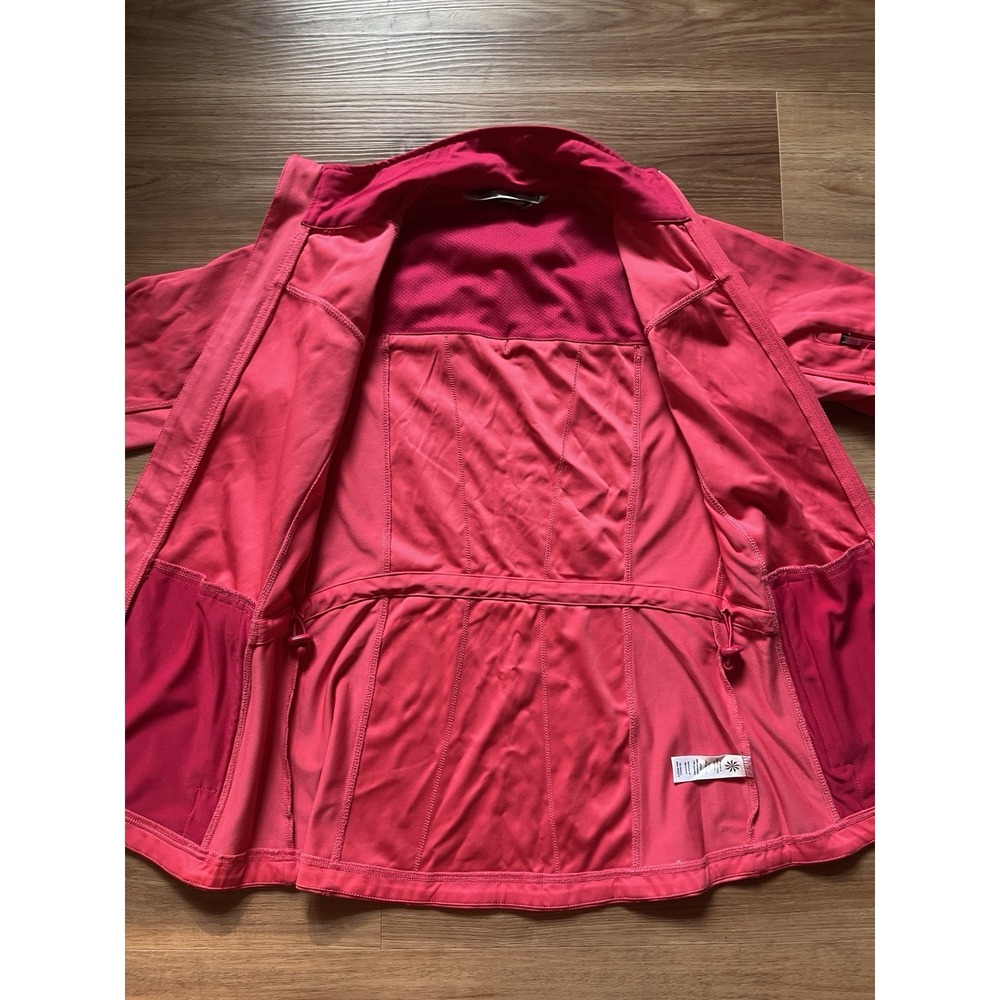 Athleta‎ Womens sz XXS Coral Half Mile Full Zip Athletic Jacket Back dye cut - Picture 3 of 8